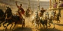 Chariot racing in the Circus Maximus Ancient Rome