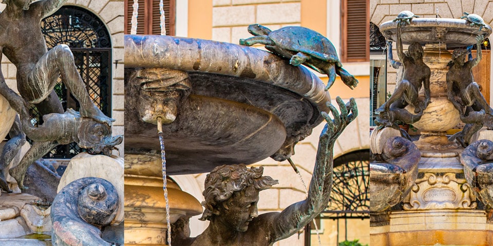 Fontana delle Tartarughe The Turtle Fountain Rome