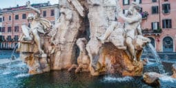 The Fountain of the Four Rivers Piazza Navona Rome