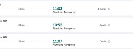 Как добраться с железнодорожного вокзала Roma Termini в аэропорт Фьюмичино Как добраться с Roma Termini в аэропорт Фьюмичино
