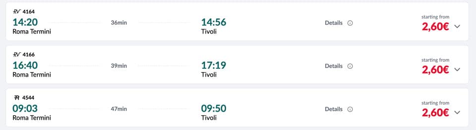 Как добраться от Roma Termini до Тиволи Как добраться от Roma Termini до Тиволи