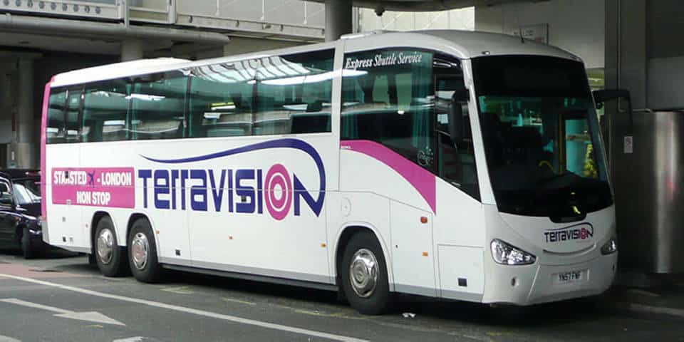 Автобус Terravision из Roma Termini в аэропорт Чампино Автобус из аэропорта Чампино в центр Рима